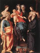 Jacopo Pontormo Madonna and Child with St Anne and Other Saints oil painting picture wholesale